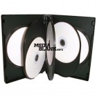 Carcasa 8 DVD Neagra 27mm cu 3 tavite